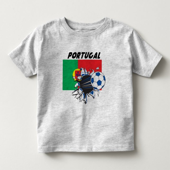 Camiseta De Bebé Selección de Fútbol de Portugal (Anverso)