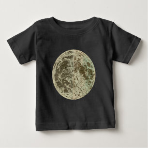 Camiseta De Bebé Selenografía de Bowles o un mapa de la luna - 1780
