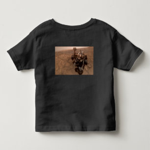 Camiseta De Bebé Selfie de Mars Curiosity Paisaje Marciano Rojo
