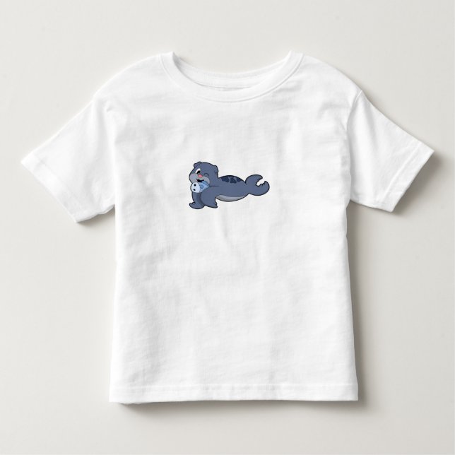 Camiseta De Bebé Sello con pescado (3).PNG (Anverso)