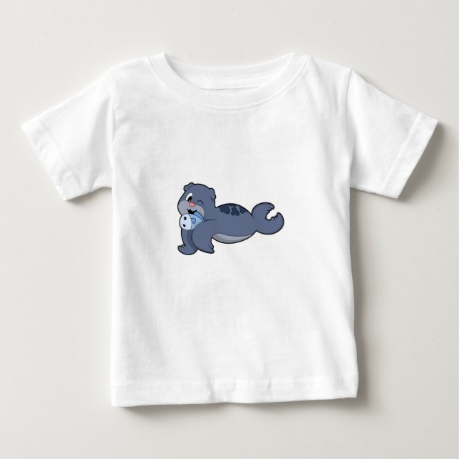 Camiseta De Bebé Sello con pescado (3).PNG (Anverso)