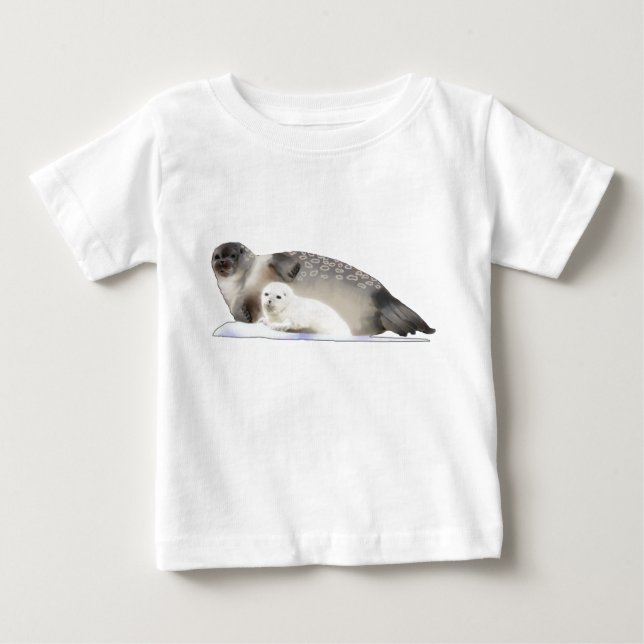 Camiseta De Bebé Sello de anillo (Anverso)