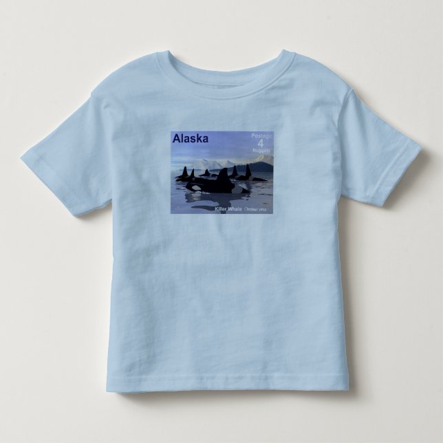 Camiseta De Bebé Sello de ballenas asesinas de Alaska (Anverso)