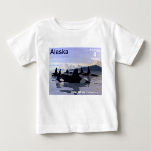 Camiseta De Bebé Sello de ballenas asesinas de Alaska