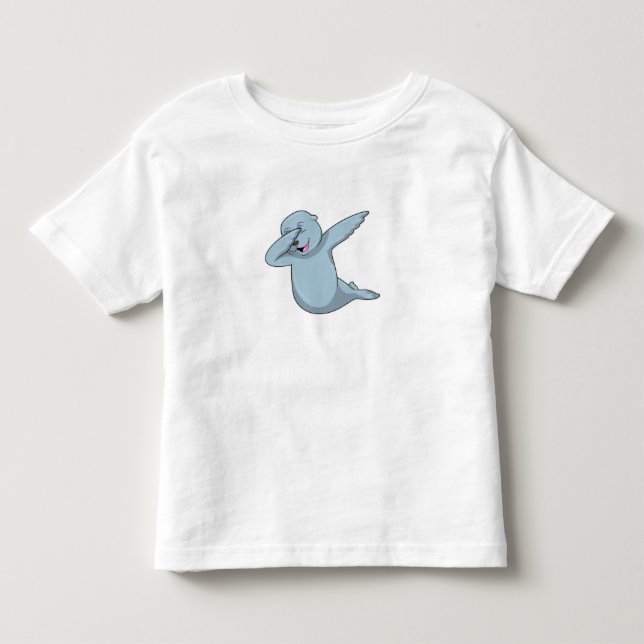 Camiseta De Bebé Sello de Hip Hop Dance Dab (Anverso)