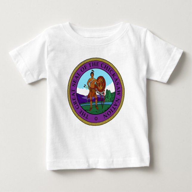 Camiseta De Bebé Sello de la nación de pollo (Anverso)