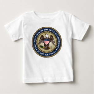 Camiseta De Bebé Sello de Misisipi (Estado de los Estados Unidos)