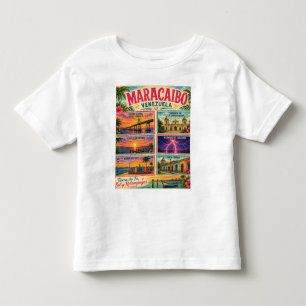 Camiseta De Bebé Sello de Venezuela Maracaibo Estado Zulia Trópico