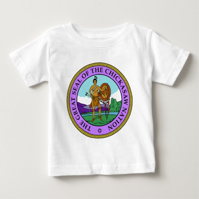 Camiseta De Bebé Sello del Chickasaw (Anverso)