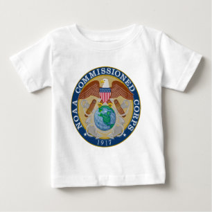 Camiseta De Bebé Sello del Cuerpo de Comisionados de la NOAA