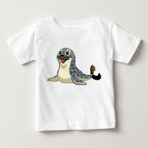 Camiseta De Bebé sello del dibujo animado