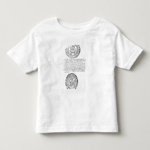 Camiseta De Bebé Sellos de Hugo Capet y de Roberto II el piadoso