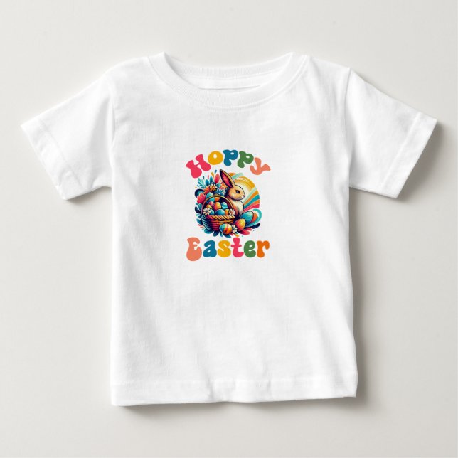 Camiseta De Bebé Semana Santa, bebé de Pascua (Anverso)