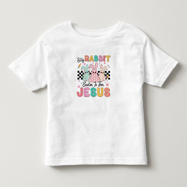Camiseta De Bebé Semana Santa de Silly Rabbit (Anverso)