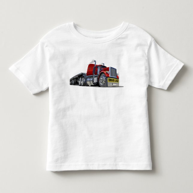 Camiseta De Bebé semi-camión personalizado (Anverso)