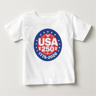 Camiseta De Bebé Semicincuentenario de América 1776-2026 EE. UU. 25