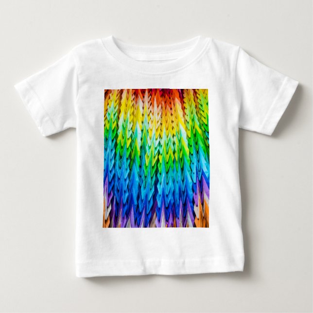 Camiseta De Bebé Senbazuru o mil grúas de origami (Anverso)