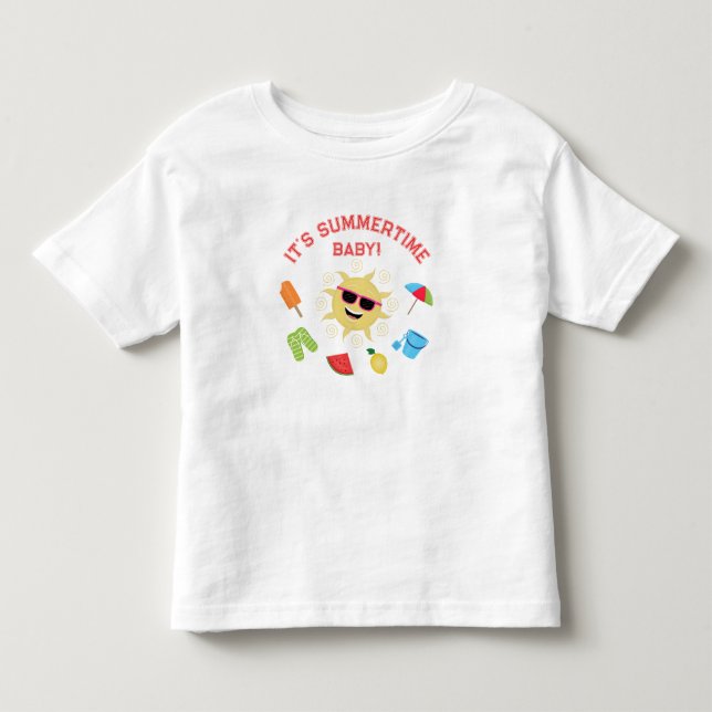 Camiseta De Bebé Sencillamente verano (Anverso)