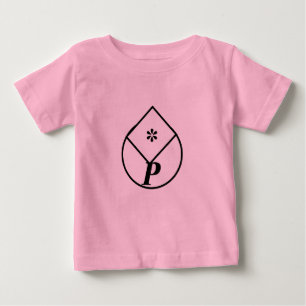 Camiseta De Bebé Sencillo y elegante logo de la empresa T
