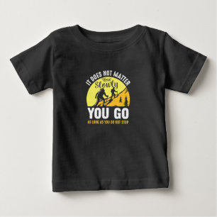 Camiseta De Bebé Senderismo: Qué lento vas