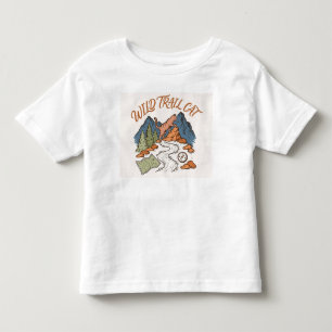Camiseta De Bebé Sendero Salvaje Gato Montaña Bosque Cougar Aventur
