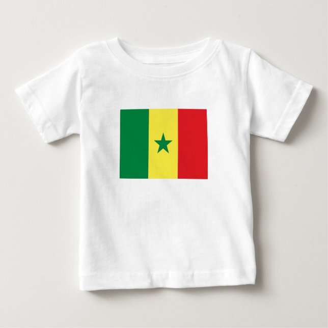 Camiseta De Bebé Senegal Flag (Anverso)