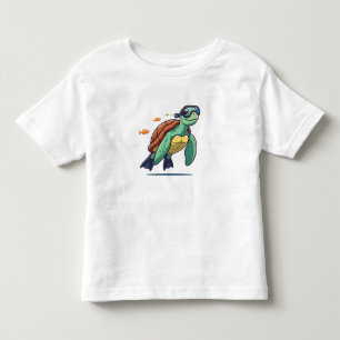 CAMISETA DE BEBÉ SEÑOR TORTUGA FUE A HACER ESNORACEL