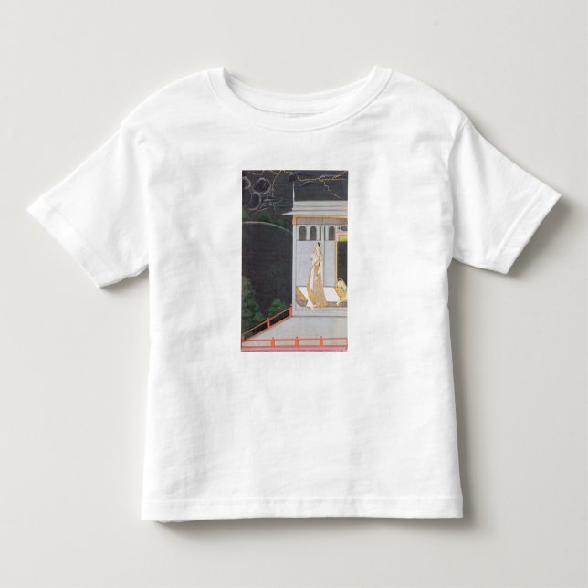 Camiseta De Bebé Señora esperando a su amante (Anverso)
