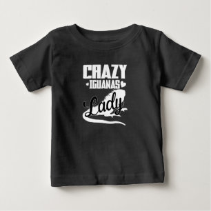 Camiseta De Bebé Señora Iguana Loca