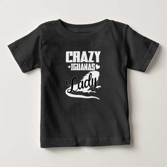 Camiseta De Bebé Señora Iguana Loca (Anverso)