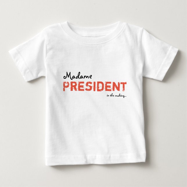 Camiseta De Bebé Señora presidente Baby/vestido del niño (Anverso)
