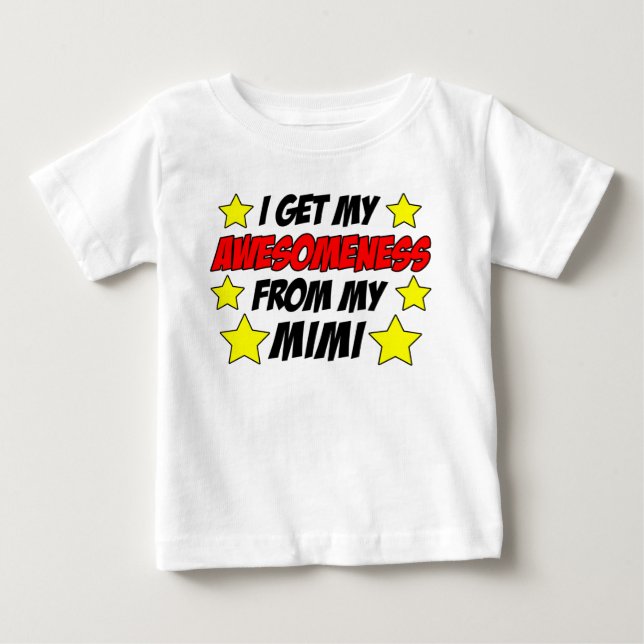 Camiseta De Bebé Sensibilidad De Mimi (Anverso)
