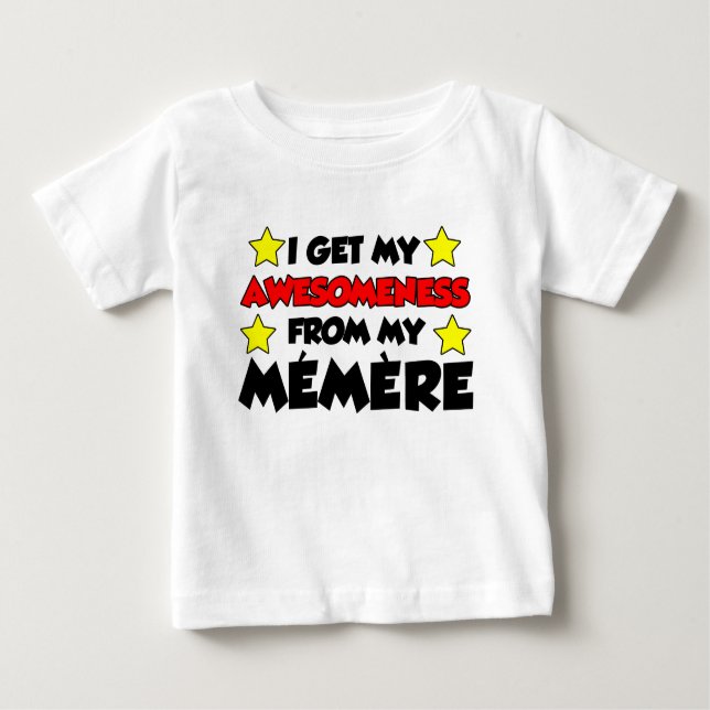 Camiseta De Bebé Sensibilización De Memere (Anverso)