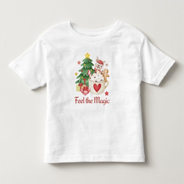 Camiseta De Bebé Sentir a los Navidades mágicos (Anverso)