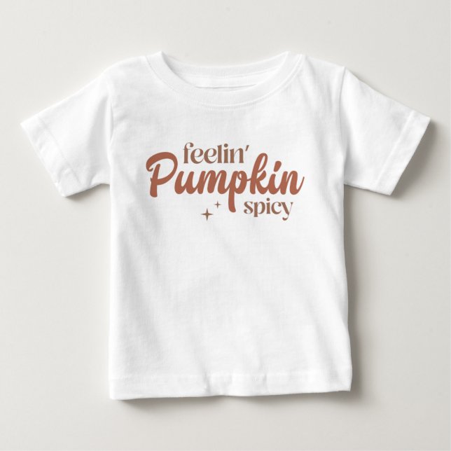 Camiseta De Bebé Sentir la picadilla de calabaza (Anverso)