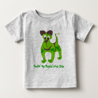 Camiseta De Bebé Sentir mi lado irlandés lúdico