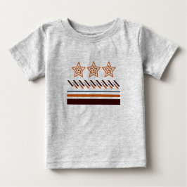 Camiseta De Bebé Seo de tres estrellas de verano