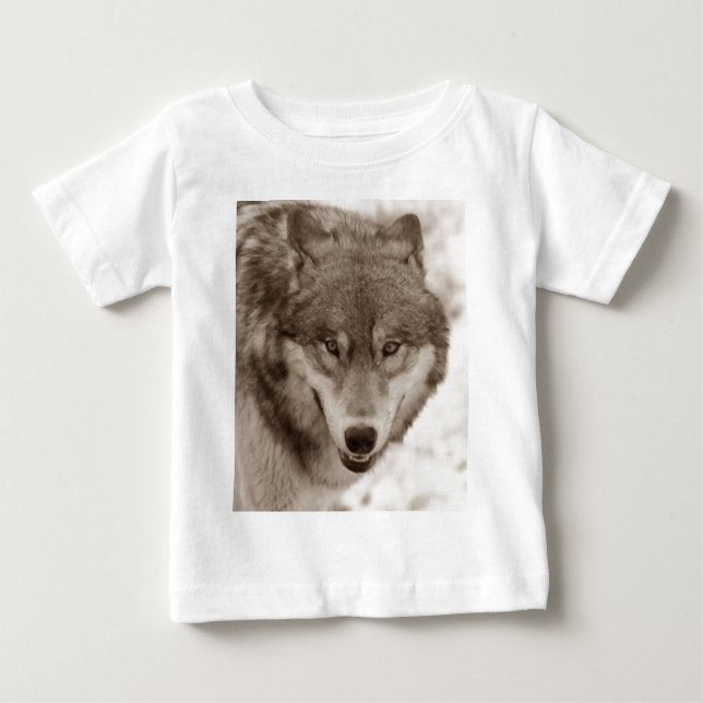 Camiseta De Bebé Sepia Wolf (Anverso)