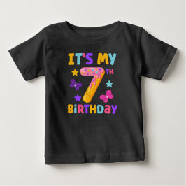 Camiseta De Bebé Séptimo cumpleaños