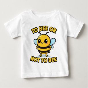 Camiseta De Bebé Ser abeja o no ser abeja