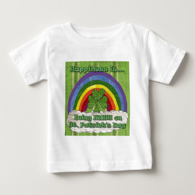 Camiseta De Bebé Ser irlandés en el día de San Patricio (Anverso)