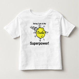 Camiseta De Bebé Ser lindo es mi superpoder!