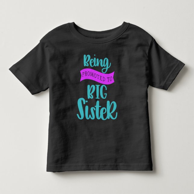 Camiseta De Bebé Ser Promovida A Gran Hermana (Anverso)