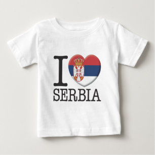 Camiseta De Bebé Serbia