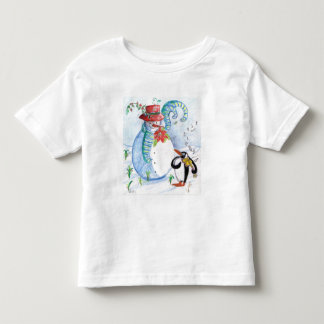 CAMISETA DE BEBÉ SERENADE INVIERNO DE SNOWMAN Y PENGUIN