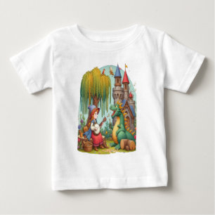 Camiseta De Bebé Serenata de Dragón por una princesa mística