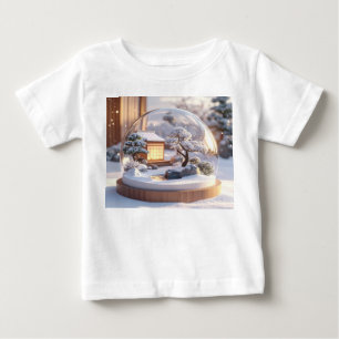 Camiseta De Bebé Serenidad en Globo de Nieve – Casa Japonesa en Inv