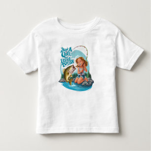 Camiseta De Bebé Serenitys Catch: Chicas pescando en una roca