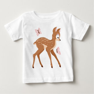 Camiseta De Bebé Serie forestal de chicas de venados para bebés