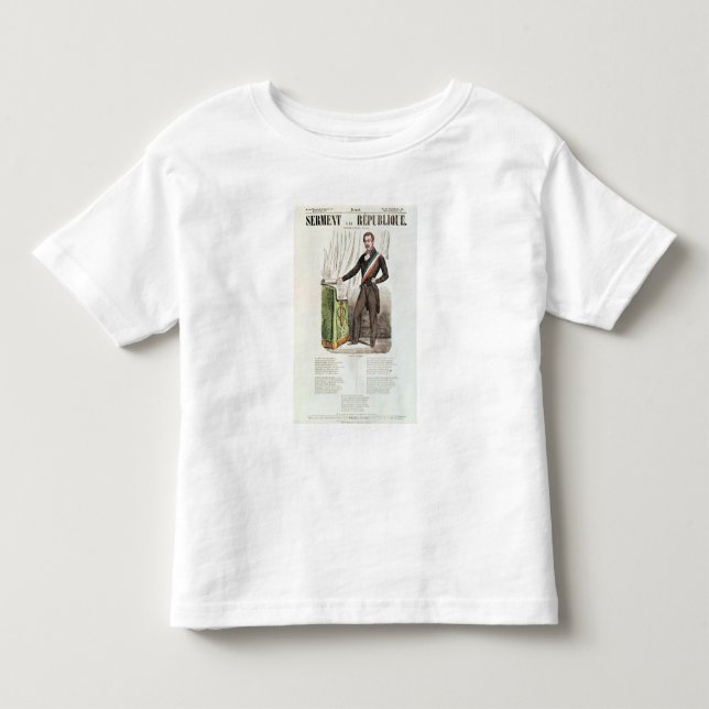 Camiseta De Bebé Serment un la Republique', (Anverso)